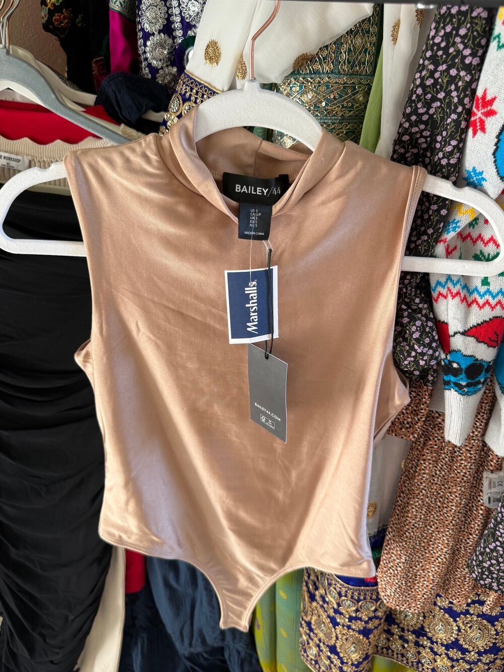 Brown Sleeveless Top/Bodysuit